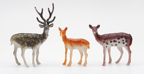 ART443 - Sika Deer Family, 3 Piece Set